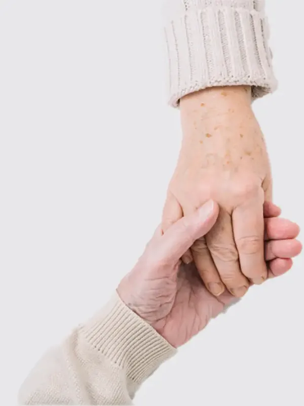 Holding hands